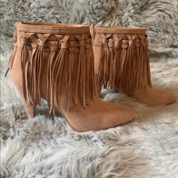 COPY - NINE WEST Fringe Booties - Picture 3 of 5